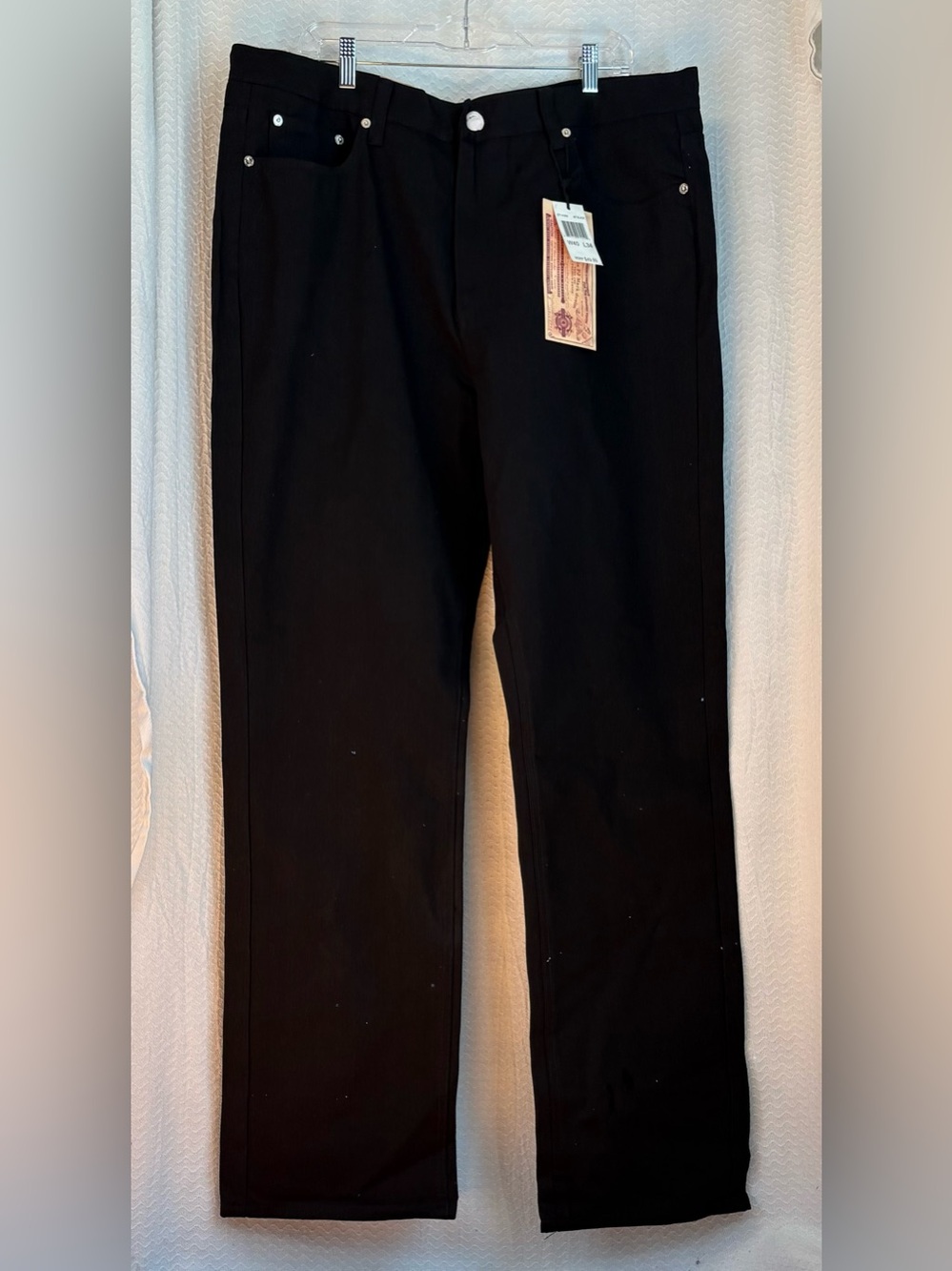 PJ Mark Premium 100% Cotton Denim Straight Leg Jeans. Size 40X34